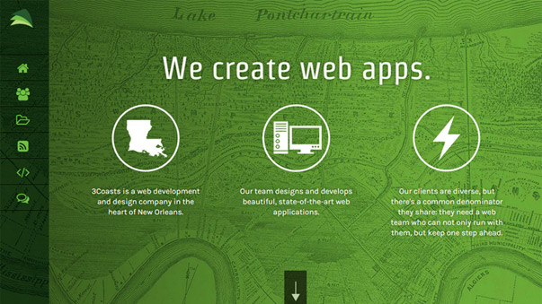 做網站單色配色展示